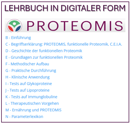 PROTEOMIS – Lehrbuch in digitaler Form